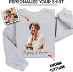 Custom Photo Shirts for Men Women, Shirts with Faces on Them Custom, Personalized Shirts for Boyfriend Girlfriend