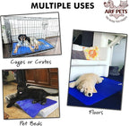 Arf Pets Dog Self Cooling Mat Pad for Kennels, Crates and Beds, Non-Toxic, Durable Solid Cooling Gel Material. No Refrigeration or Electricity Needed, Small 16" x 20"
