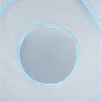 Tempcore Pet Cat Tunnel Collapsible Toy, 3-Way Kitty Tunnel with Peek Hole & Ball - Indoor Play Tube for Cats, Kittens, Puppy, Rabbit - Light Grey Boredom Relief Toy