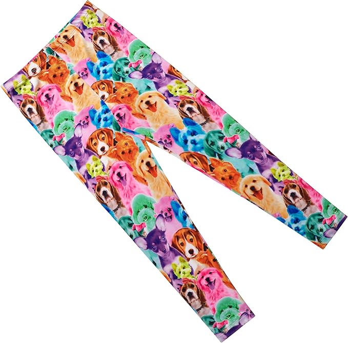Girl Unicorn Leggings Kid Rainbow Print Legging Tights Trousers Slim Long Pants