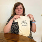 COUPLEHOODIES Personalized Baby Onesie Bodysuit – Custom Embroidery Gift for Pregnancy Reveal Baby Shower or First Grandchild