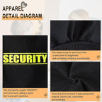 Discover Cozy Cotton Canine Wear: Soft, Lightweight, and Breathable Dog Shirt Vest with Eye-Catching Graphics(Security), Keeping Your Furry Friend Warm and Comfy! Black 4XL
