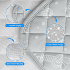 MH MYLUNE HOME Self Cooling Mat for Large Dog, 39”x59” Arc-Chill Cooling Fiber & Endothermic Color Changing Pet Cooling Pad, Foldable & Washable Non-Toxic Summer Pet Blanket