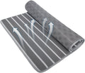 REEZEIVI Breathable Dog Crate mat with Anti-Slip Bottom,3D air mesh Pet Crate pad,Non-stuffy Dog Sleeping Bed,pet mat, Machine Washable Pet Mat for Sleeping (30X19, Sliver Grey Mat)