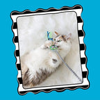 FatCat Tadpole Cat Wand Stuffed with 100% Organic Catnip Interactive Cat Toy