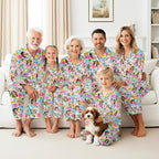 Artsadd Custom Pajamas for Women Men Family, Personalized Face Pjs Pajama Pants, Funny Pet Photo Loungewear Sleepwear Jammies