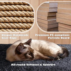Yaheetech 54in Cat Tree Tower Condo, Cat Tree for Indoor Cats w/Scratching Post for Kittens Pet House Play