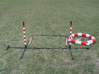 Agility Tire Jump - Double Walled Inflatale Tires with a Metal Frame Setup for Competition and Training