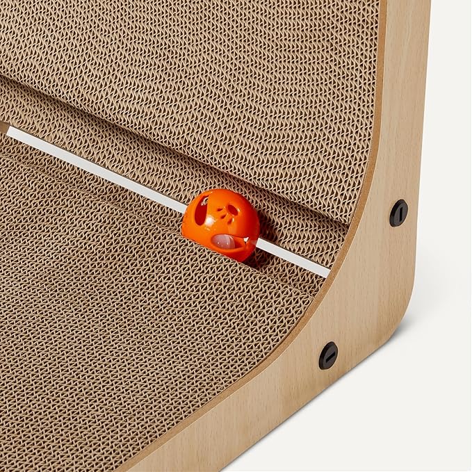 Amazon Basics New L-Shaped Cat Scratch Post, 16.5" x 11.4" x 26.8"