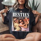 Custom Bootleg Rap Tee, Personalized Girlfriend Vintage Graphic T-Shirt, Photo Shirt, Valentine Birthday Gifts