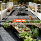 2 Pack Transparent 6.5ft Cat Scat Mat with Soft Spikes, 13ft Clear Cat Deterrent Strips for Sofa, Windowsills, Balcony & Garden, Cuttable Indoor/Outdoor Pet Repellent Mats, 78" x 11" Each