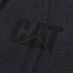 CAT Men's Trademark T-Shirts with Shape-Retention Rib Trim Spandex, Tagless Neck, and Cat Logo on Left Chest