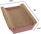 SmartyKat Super Scratcher Chaise Corrugated Cat Scratcher, Catnip Infusion Technology - Brown, One Size