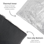 Self Warming Cat Bed, 30" x 20" Ultra Soft Cat Dog Pet Heating Pad for Indoor Outdoor, Non-Slip Heated Dog Mat Thermal Blanket