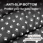 Dog Bed Mat, Reversible Dog Crate Pad with Washable Kennel Mat and Soft Foam, Flat Pet Bed for Dogs & Cats, for Crates Carriers & Travel (Dark Brown, 34" L*20" W*1.5" Th)