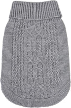 Stretchy Cat Sweater - 17 Colors & 6 Sizes | Snug Winter-Ready Knit for Boy/Girl Cats & Kittens (Grey, X-Small)