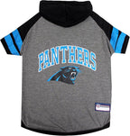 Pets First Hoodie for Dogs & Cats. NFL Football Licensed Dog Hoody Tee Shirt, Large. Sports Hoody T-Shirt for Pets. Licensed Sporty Dog Shirt