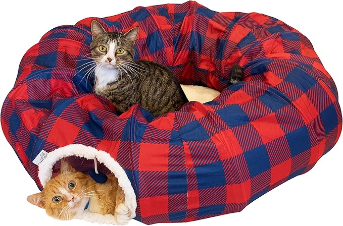 Plaid Tunnel Bed