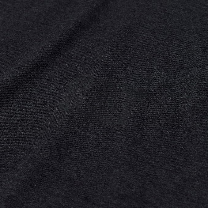 Caterpillar Trademark Banner Long Sleeve Tee Shirts for Men with Center Back Neck Wire Management Loop and Cat Workwear Logo