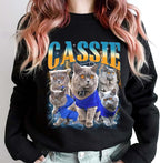 H-DEWALL Custom T Shirts Mineral Wash Tshirt Bootleg Rap Tee Customized Gifts for Boyfriend Birthday Shirts Tops for Women