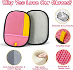 Thickened Ectrostatic Pet Hair Removal Glove, Magic Brush Pet Hair Remover Tool for Cat & Dog, Upgraded Reusable Pet Hair Gloves for Couch, Clothing, Carpet & Car Seat, Cat Grooming Gloves