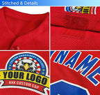 Custom Dog Baseball Jersey with Name Number Logo for Small Pet Dogs-Personalized Dog Shirts