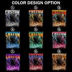H-DEWALL Custom Shirts Custom Bootleg Rap Shirt for Him Custom Face Shirt with Photo Pet Custom Tees Gift for Dog Cat Lover