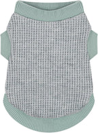Cozy and Functional Dog Shirts for Small Puppies: Stretchable Green Attire with Easy-On Design, Ideal for Chihuahuas and Yorkies - Enhance Comfort and Playfulness on Chill Days XX-Small