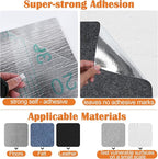 Cat Scratch Furniture Protector - 138" x 17" Trimmable Self-Adhesive Cats Claws Scratch Pads, DIY Cat Climbing Couch Protector for Scratch Post Cat Tree Replacement Indoor (Dark Gray)