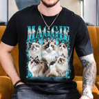 Mit & Mia Custom Your Own Bootleg Rap Shirts for Boyfriend Girlfriend Face Shirt with Photo Gift for Him Her Pet Lovers