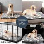 Dog Bed Mat - Comfortable Kennel Pad, Multi-Purpose Crate Bed for Dogs & Cats, Soft Support