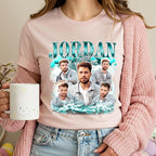 Tehg & Tuhg Custom T Shirts with Picture, Vintage Bootleg Rap Tee, Boyfriend Girlfriend, Unique Gift for Birthday Anniversary