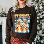 Tehg & Tuhg Custom T Shirts with Picture, Vintage Bootleg Rap Tee, Boyfriend Girlfriend, Unique Gift for Birthday Anniversary