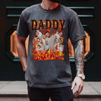 Custom Dad Shirt Personalized Picture T-Shirt for Men for New Dad Daddy Gift for Grandpa