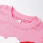 RETSUGO Toddler Baby Girls Sweatshirts Casual Pullover Crewneck Winter Long Sleeve Tops Shirts Clothes 3T-8T