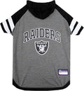Pets First NFL Oakland Raiders Hoodie for Dogs & Cats. | NFL Football Licensed Dog Hoody Tee Shirt, Small| Sports Hoody T-Shirt for Pets | Licensed Sporty Dog Shirt