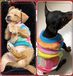 2 Pieces XS Chihuahua Cute Small Dog Puppy Winter Extra Small Pet Dachshund Clothing Fleece Sweater