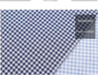 ARING PET Dog Bandanas, Navy Plaid Kerchief Triangle Bibs Scarf for Puppy Small Medium Large Boy Girl Dogs Cats-L