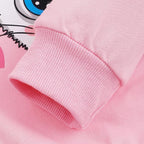 Little Girls Unicorn Outfits 2 Piece Kids Ruffle Sleeve Sweatshirt + Leggings Fall Leopard Clothing Sets 2-10 Years Old