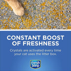 Fresh Step Cat Litter Crystals Deodorizer, Non Toxic Odor Neutralizing Crystals for Litter Boxes that Help Control Smells and Keep Home Areas Fresh, Summer Breeze Scent, 70 Ounce