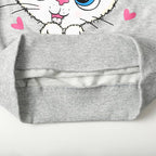 Little Girls Unicorn Outfits 2 Piece Kids Ruffle Sleeve Sweatshirt + Leggings Fall Leopard Clothing Sets 2-10 Years Old