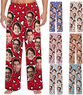 Personalized Pajamas with Faces for Men Women Custom Gifts For Pet Lover Family Cat Dog