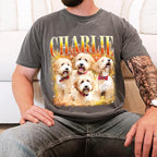 Mit & Mia Custom Your Own Bootleg Rap Shirts for Boyfriend Girlfriend Face Shirt with Photo Gift for Him Her Pet Lovers