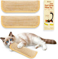 Sisal Catnip Pillow Toy Kickers, 2 Pack Interactive Catnip Toys with Organic 8000mg Herbal Blend for Indoor Scratching, Chewing & Teething, Fun for Kittens and Adult Cats