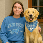 NAZENTI Personalized Dog Mom Sweatshirt, Cat Lovers Gift, Matching Dog and Owner Sweater, Gift Christmas Memorial Birthday