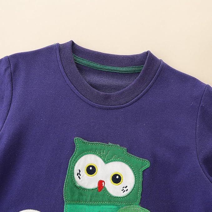 Bumeex Toddler Girl Sweatshirt Clothes Outfit,Cotton Crewneck Christmas Clothing