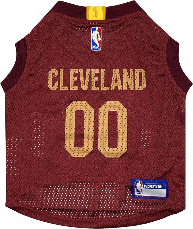 NBA CLEVELAND CAVALIERS DOG Jersey, X-Small - Tank Top Basketball Pet Jersey