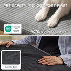 Bedsure ComfyFleece Dog Bed for Small Dogs - Orthopedic Pet Beds with Removable Washable Cover, NOT Waterproof Egg Crate Foam Puppy Mat, Suitable for Pet Up to 20 lbs, 23"x17"x2.8", NOT for Chewers
