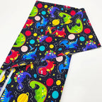 1 Yard (Pre-Cut) 43" x 36" (109cm x 92cm) Premium Floral Cotton Quilting Sewing Fabric, DIY Sewing Patchwork Supplies for Face mask Clothing Handmade Craft&Home Decoration (Cute Dinosaur)