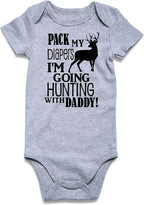 UNIFACO Unisex Baby Funny Saying Outfit Short and Long Sleeve Bodysuits Romper 0-18M